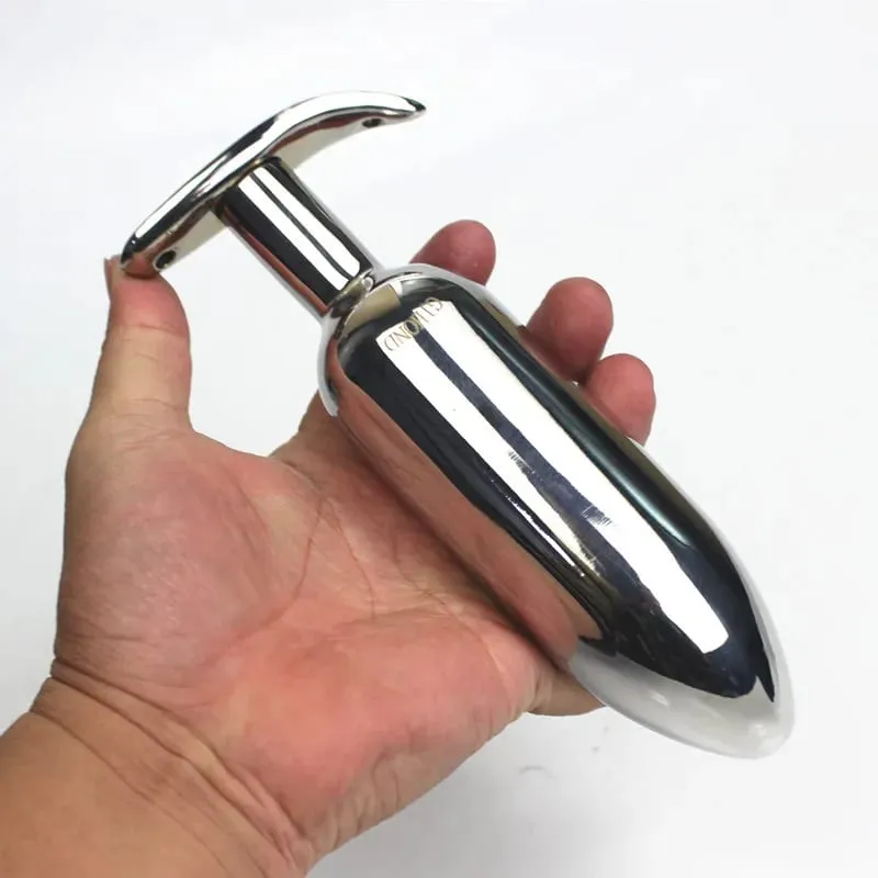 Anal Ball 6 Sizes Solid Stainless Steel Anus Dilator Butt Stopper Adult Game Butt Plug Anal Sex Toys for Male and Female H8-1-38 — image 2