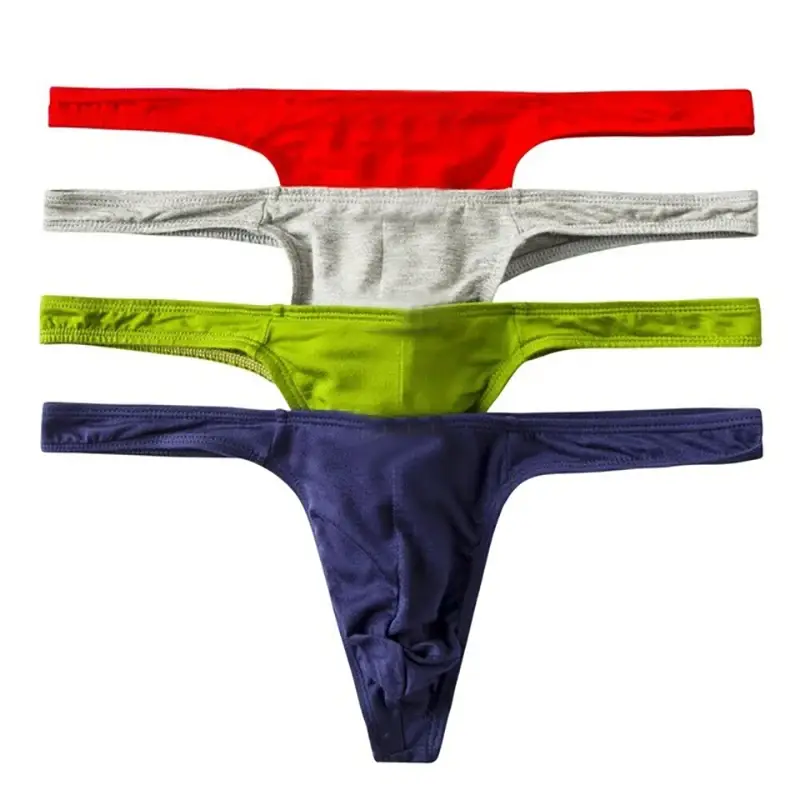 Modal Underwear Men Briefs Jock Strap Sexy Bugle Pouch Slip Homme Panties String Thongs Cueca Underpants Bikini Tanga Plus Size — image 5