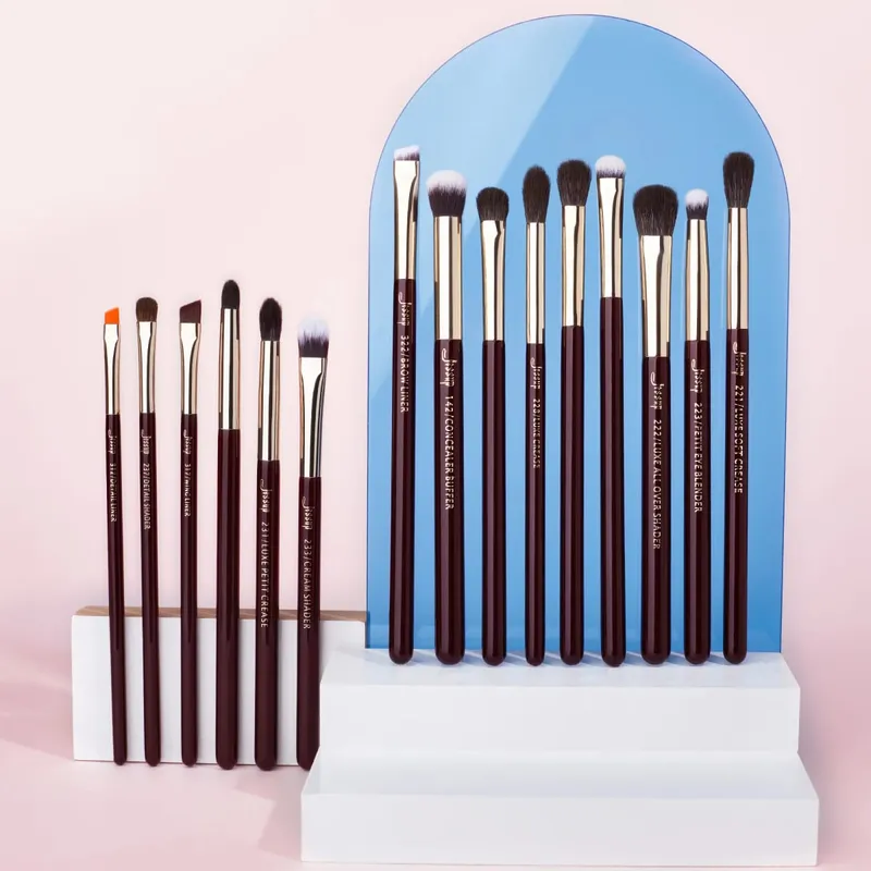 Jessup Eye Brushes Set 15pcs Makeup brush Natural Synthetic Eyeshadow Brush Eyeliner Blending Eyebrow Concealer T284
