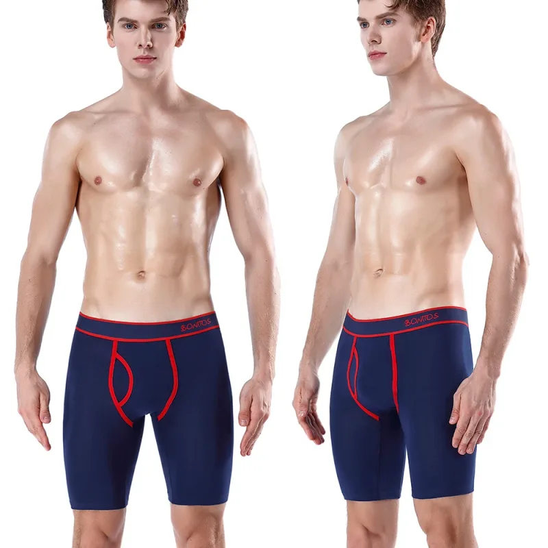Long Boxer For Men Underwear High Quality Cotton Men's Panties Man Underpants Boxershorts Shorts Sexy