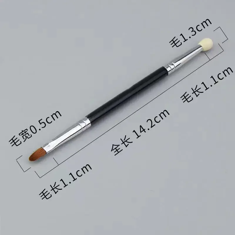 1pc Concealer Makeup Brushes Sponge Pointed Detail Eyeshadow Make up Brush Cover up speckle Precision Double ended Beauty tools — image 3