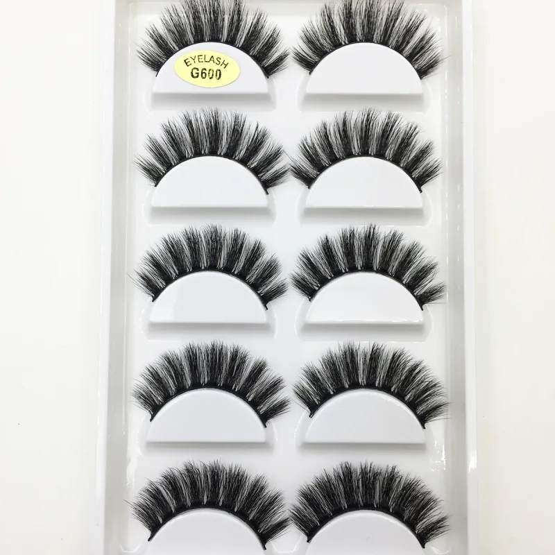 38 Style 5 Pairs Eyelash Natural 3D Mink False Eyelashes Makeup Fake Eye Lashes Faux Cils Make Up Beauty Tools Wholesale — image 46
