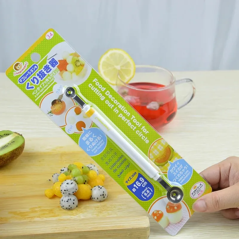 Mini Apple Ball Digger Melon Spoon Ice Cream Dig Scoop Stainless Steel Double-end Cooking Tool Kitchen DIY Accessories Gadgets — image 5