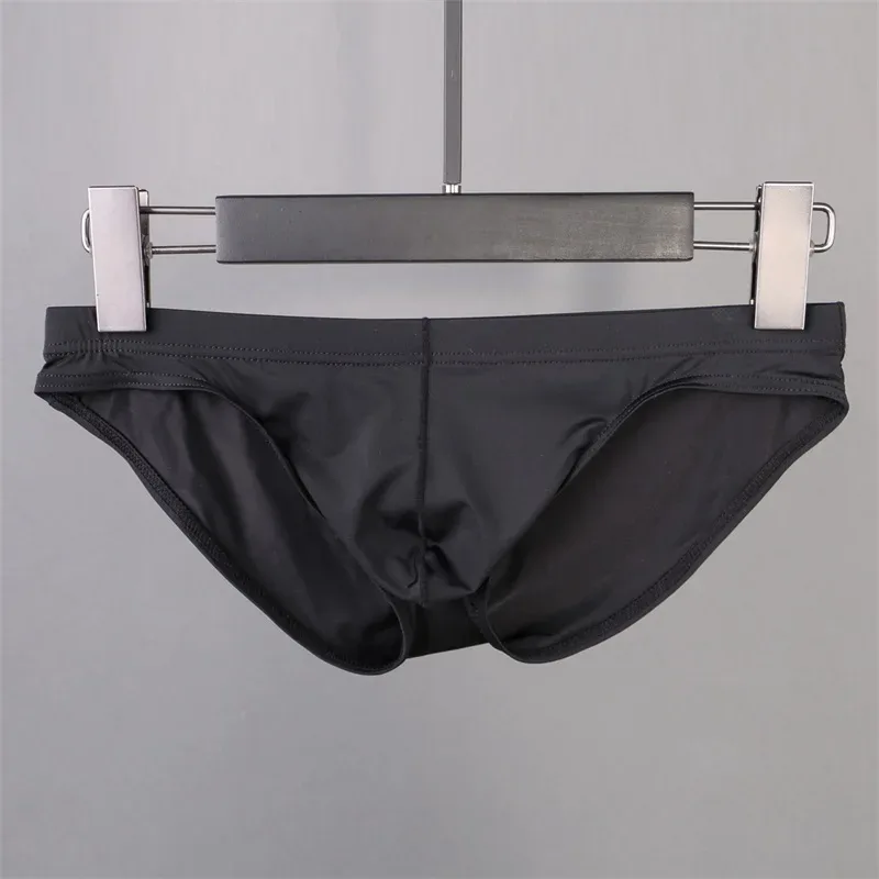 Mutandine di seta di ghiaccio da uomo Intimo sexy Slip da uomo Custodia per pene traslucida ultra sottile Mutande a vita bassa Lingerie — image 15