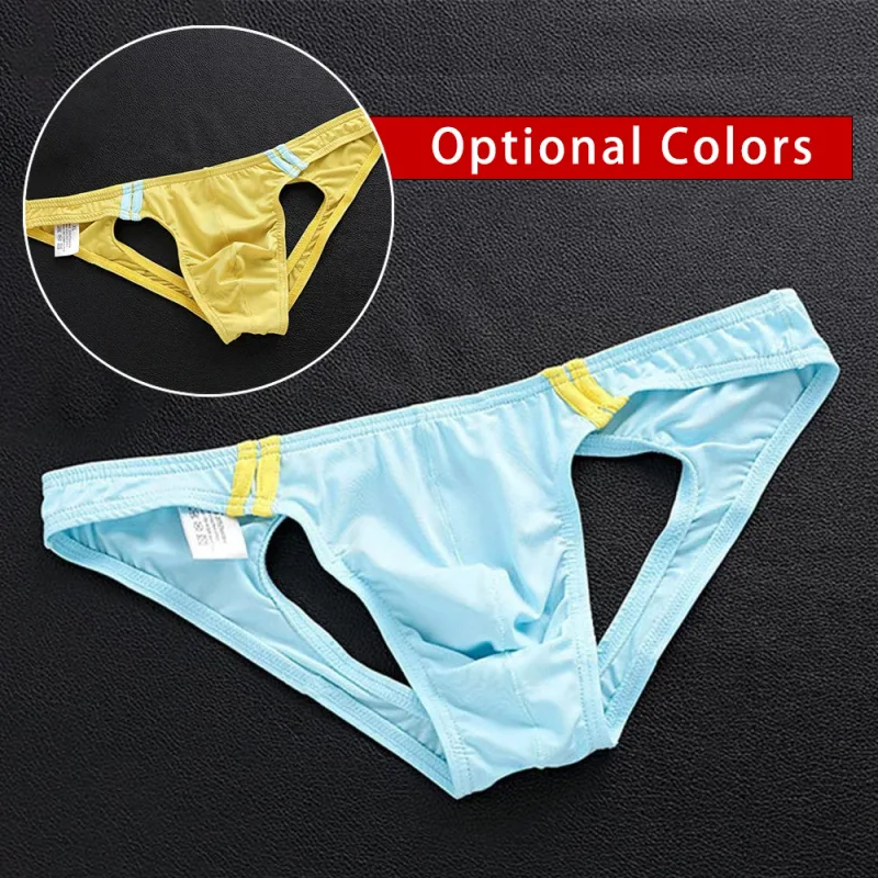 Open Butt Underwear Men's T-Back G-String Briefs Jockstrap Panties Breathable Tangas Thong Lingerie Erotic Underpants — image 7