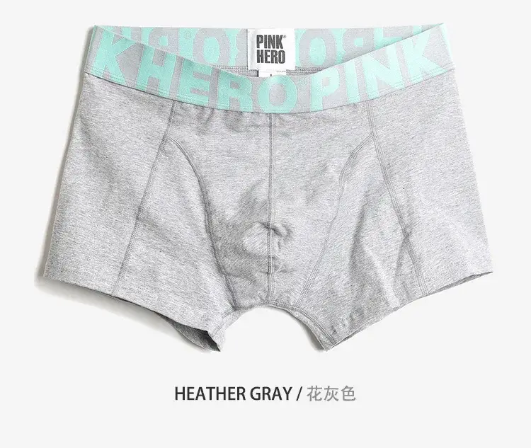 4 Stück PINKHERO Modische Unterhosen für Herren, stilvolle, bequeme und weiche Slips für Herren, Baumwollunterwäsche, Boxershorts, Calzoncillos Hombre — image 6