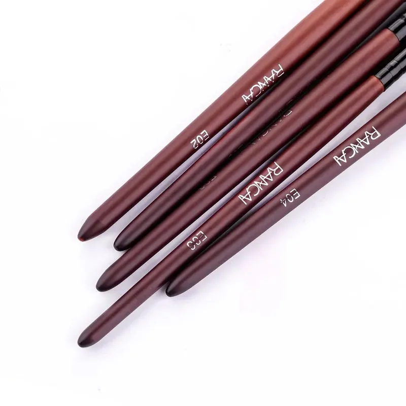 Eyeshadow Brush 3/5PCS Makeup Brushes Blending Eyebrow Brush Nature Bristles Horse Hair Eye Shadow Brush Set — image 6