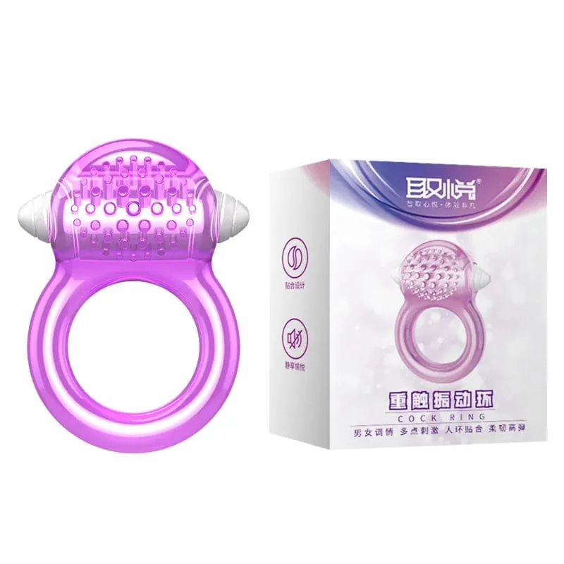 Delayed Ejaculation Cock Penis Ring Soft Silicone Adult Sex Toys Dick Penis Vibrators Ejaculation Cock Ring Vibrating For Men — image 1