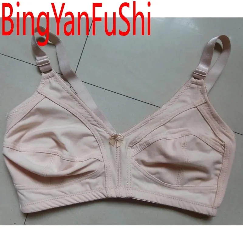 White Cotton Bra Big Bust 85 90 95 100 105 110 115 C D DD E F Cup Bras For Women Push Up Comfortable Seamless Sexy Lace Bh C01 — image 4