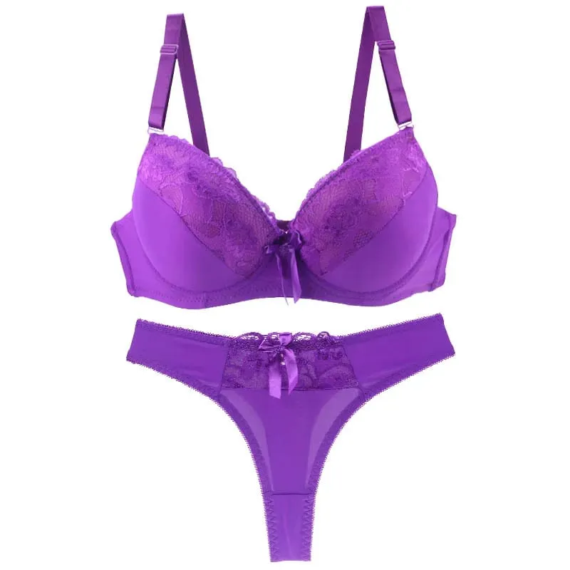 DaiNaFang ใหม่เซ็กซี่ Push Up Bra ชุดเบาะลูกไม้ชุดชั้นในผู้หญิง BCDE Cup Plus ขนาดหญิงชุดชั้นใน