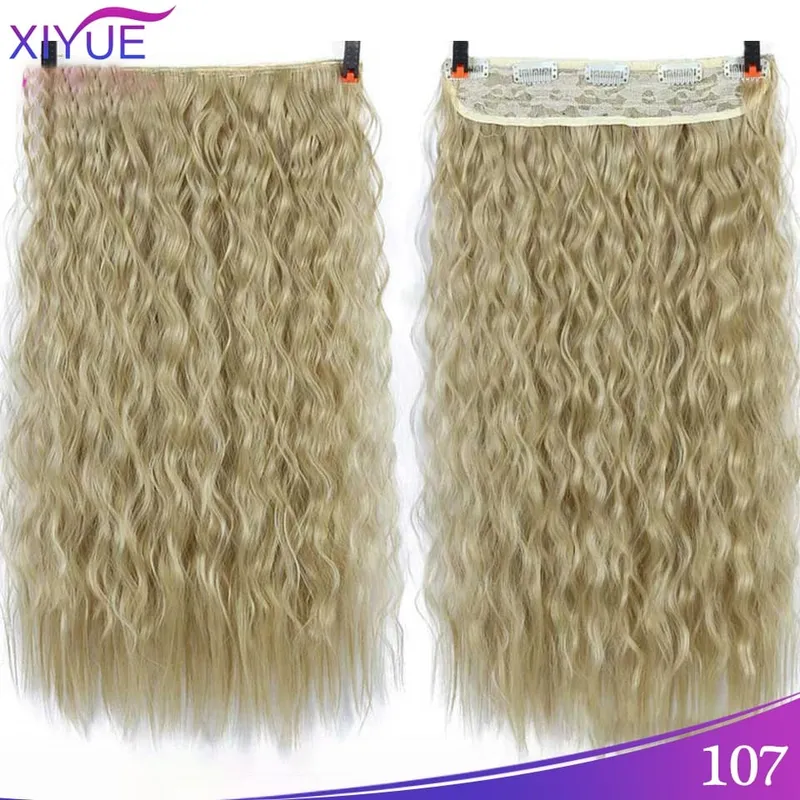 5 Clips Synthetic Hair Long Straight Clip In Hair Extensions False Hair Black Hair Pieces for Women — image 22