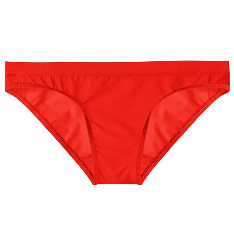 Summer Ice Silk Man Solid Transparent Low Waist Underwear Seamless Breathable Soft Tight Thin Fashion Yong Male U Convex Breifs — image 17