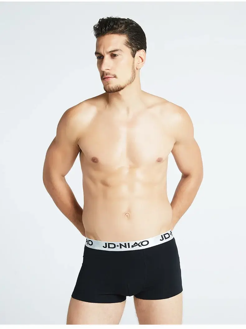 5Pcs/lot Men Underwear Cotton Boxer Men Underpants Comfortable Breathable Men's Panties Underwear Trunk Boxershorts Man Boxer — image 4