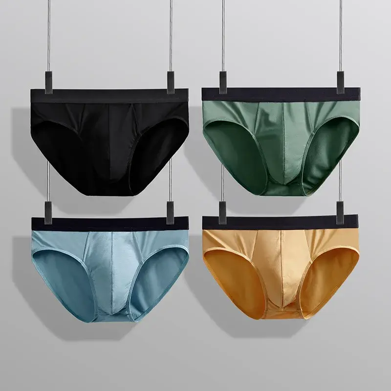 Men's Briefs Soft 60S Modal Male Panties Cozy Elastic Male Underpants Shorts 7A Grade Antibacterial Crotch Mens Sexy Underwear — image 14