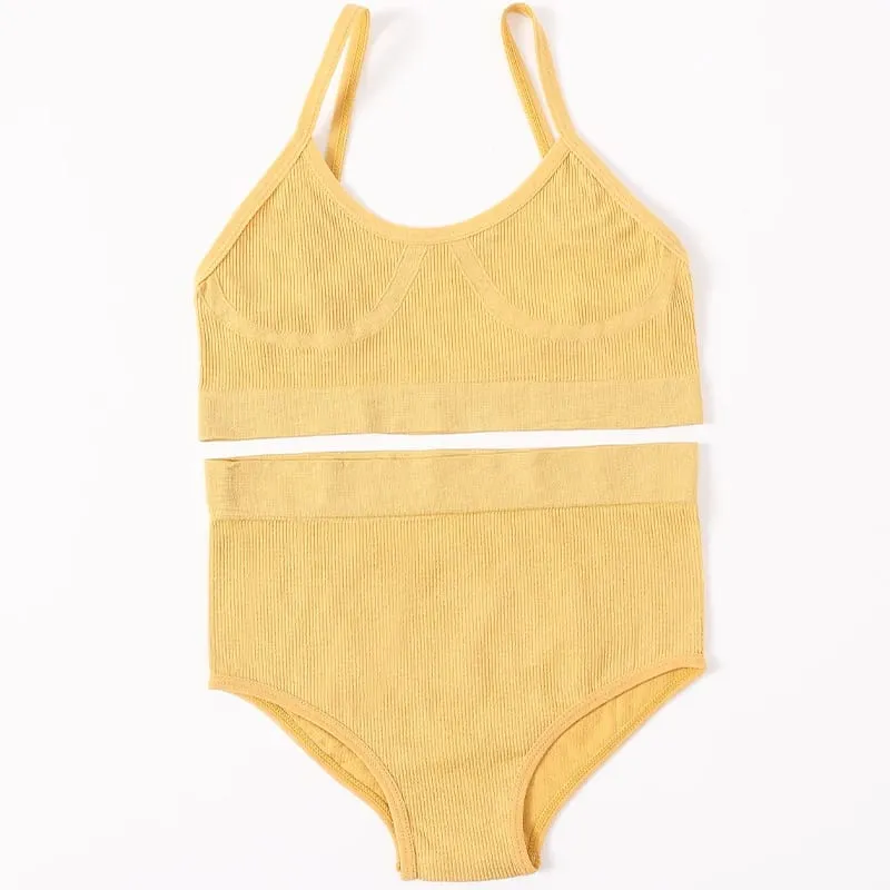 High Waist yellow