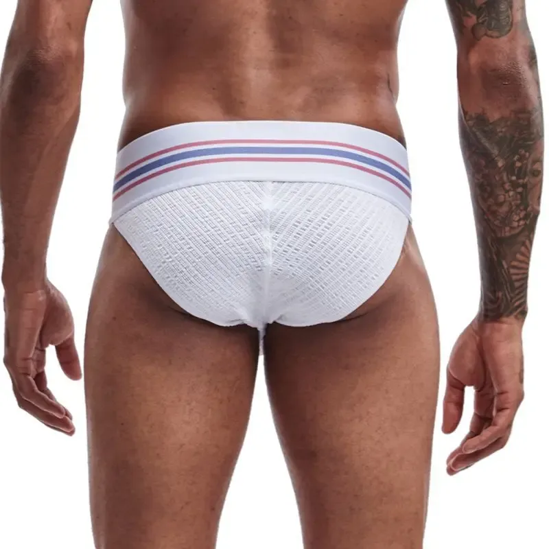 JOCKMAILcuecas De Algodao Masculina Super Wide Waist, Tide High Fork Briefs, High Elasticity Fitness Breathable Men Underground — image 9