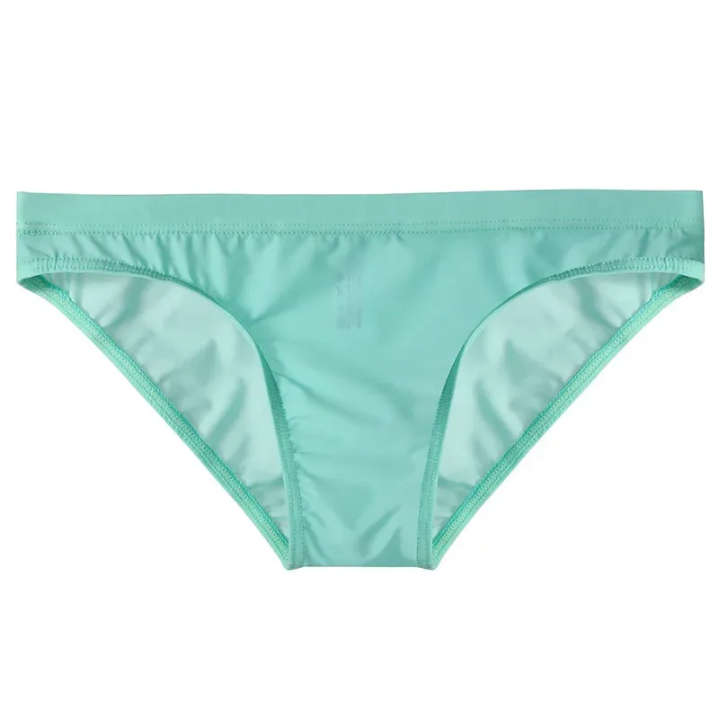 Summer Ice Silk Man Solid Transparent Low Waist Underwear Seamless Breathable Soft Tight Thin Fashion Yong Male U Convex Breifs — image 20