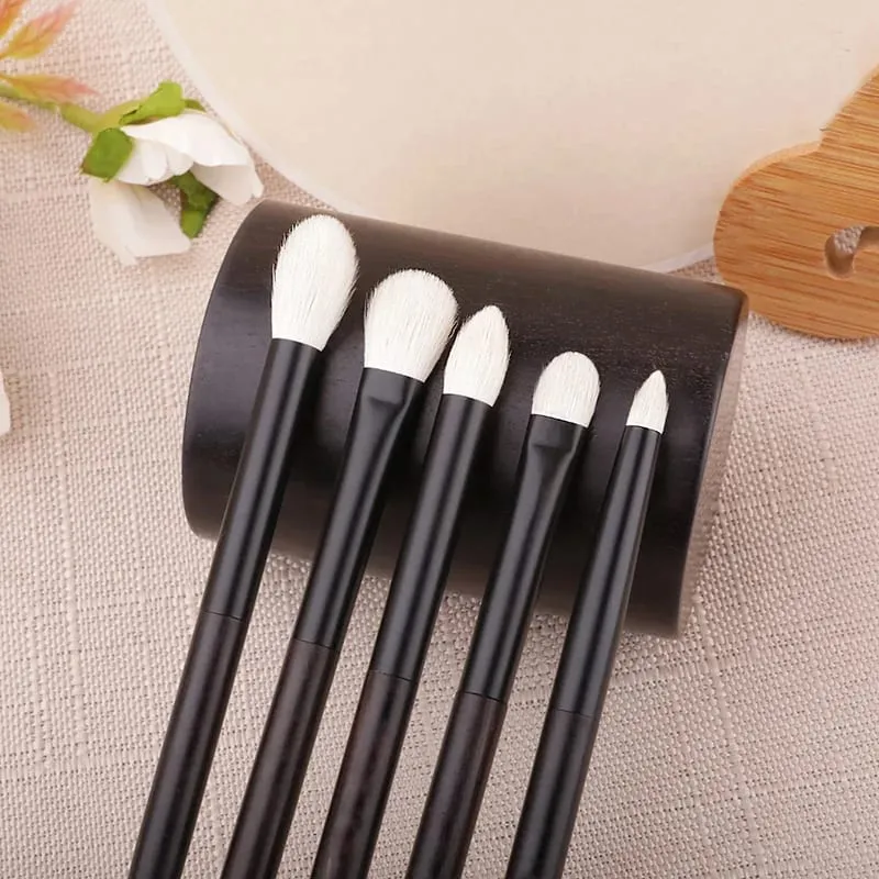 Q1-1 Professional Handmade Makeup Brushes Set Ultra-Soft Saibikoho Goat Hair Eye Shadow Blending Brush Cosmetic Make up Brush
