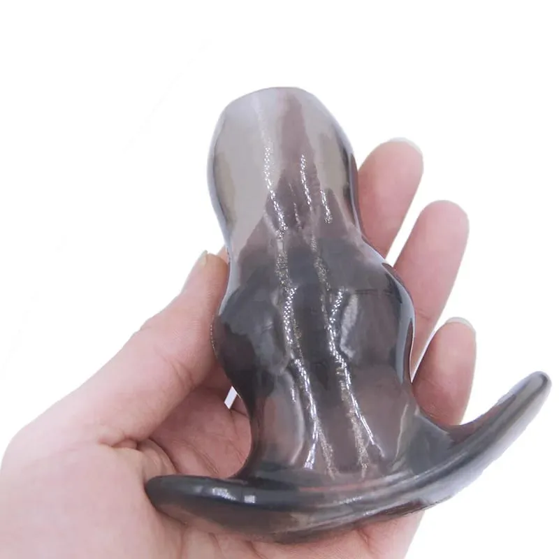 5 Sizes Hollow Anal Plug Soft Speculum Prostate Massager Butt Plug Enema Sex Toys For Woman Men Anal Dilator Sex Products — image 5