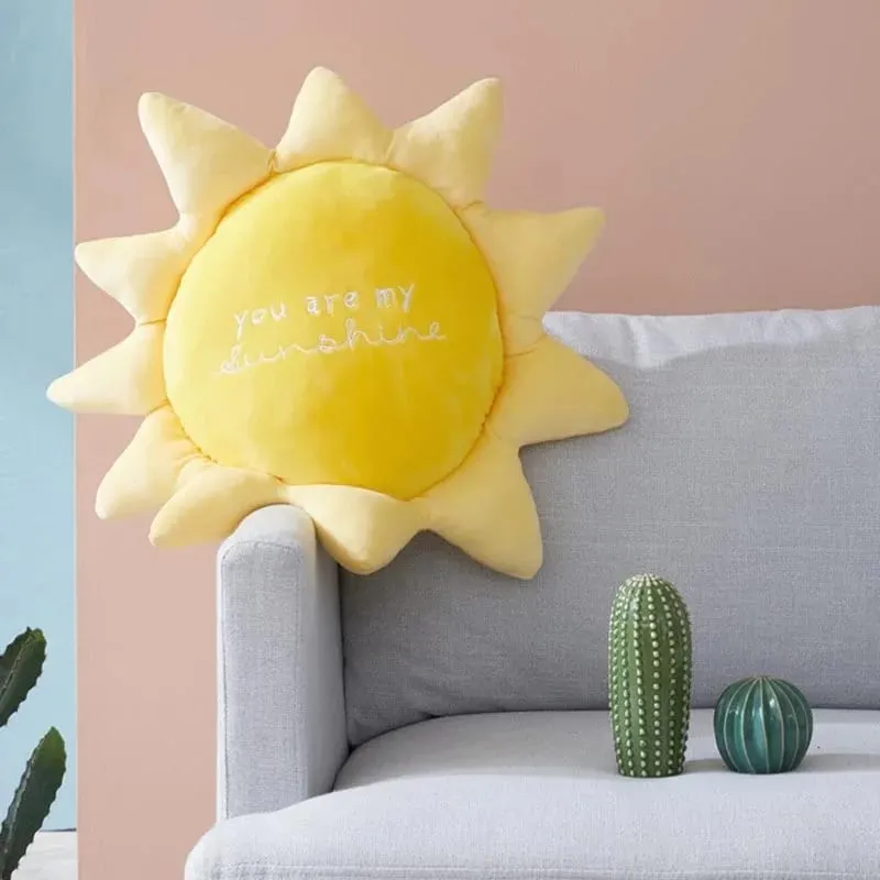 New Arrival Plush Rainbow Cloud Sun Toy Home Decoration Rainbow Cloud Pillow Cute Creative Weather Throw Pillow Kids Toys Gift