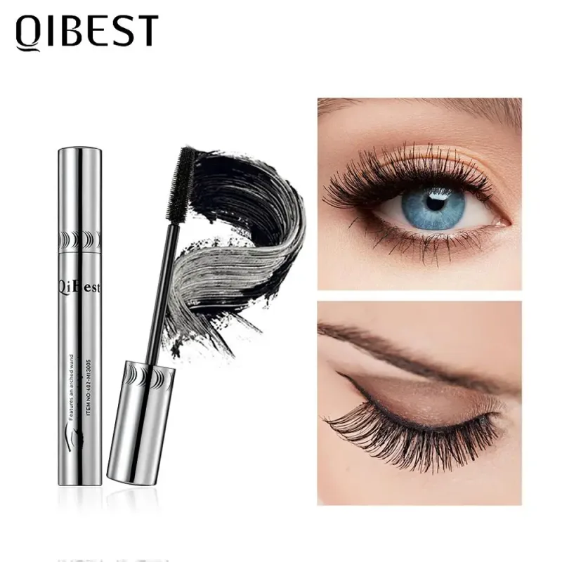 Black Mascara Eyelashes Mascara 4D Silky Eyelashes Lengthening Eyelashes Makeup Waterproof Mascara Volume Eye Cosmetics — image 5