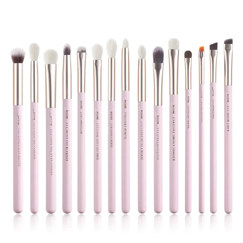 Jessup Makeup Brushes Set 15-25pcs Natural-Synthetic Foundation Powder Highlighter Eyeshadow Brush Pedzle do Makijazu T290