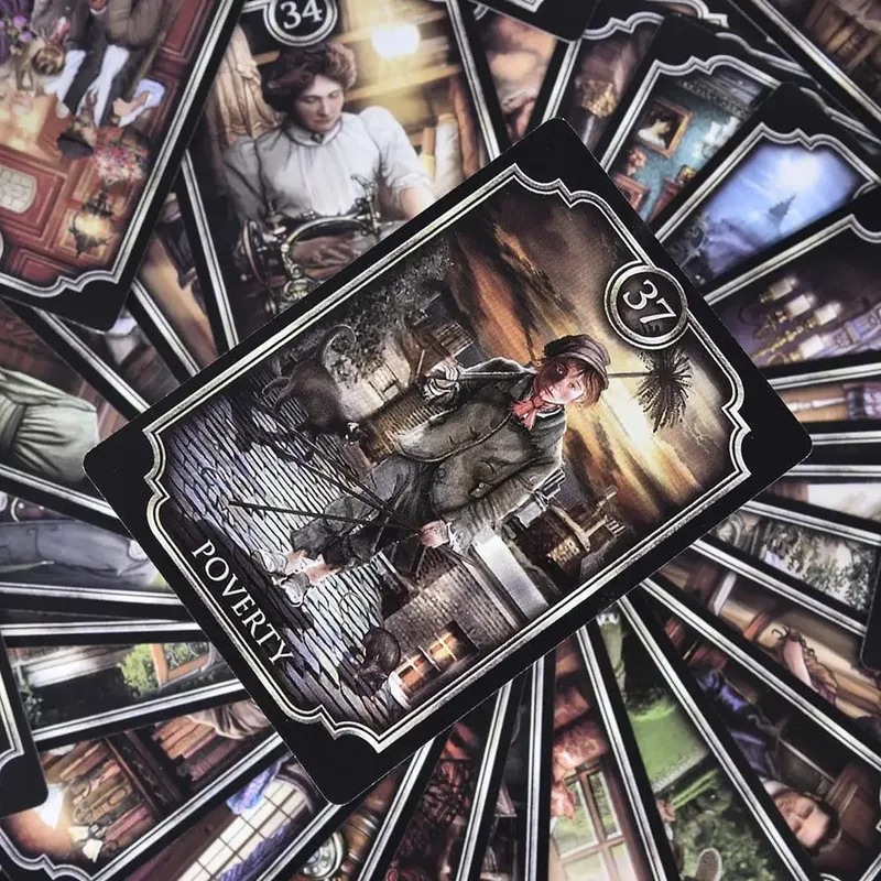 NEW Fin Sieve Kipper Tarot Cards Full English Board Games Divination Fate Family Party Playing Oracle Card Deck Table Game — image 5