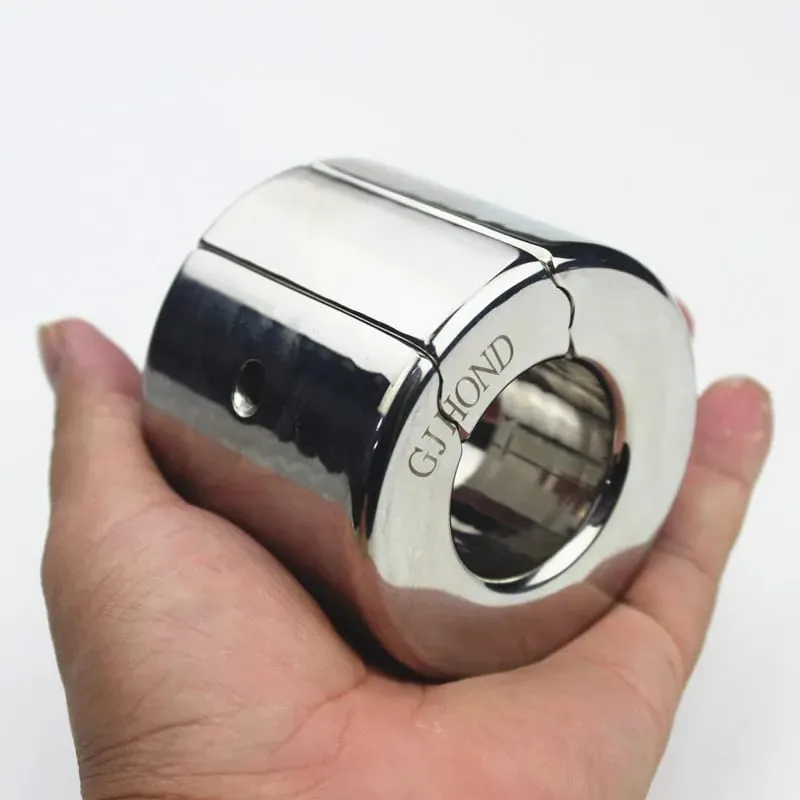 20 Sizes Stainless Steel Scrotum Pendant Ball Stretcher Testis Weight Penis Restraint Loop Cock Rings Sex Toys for Men BB2-205 — image 5