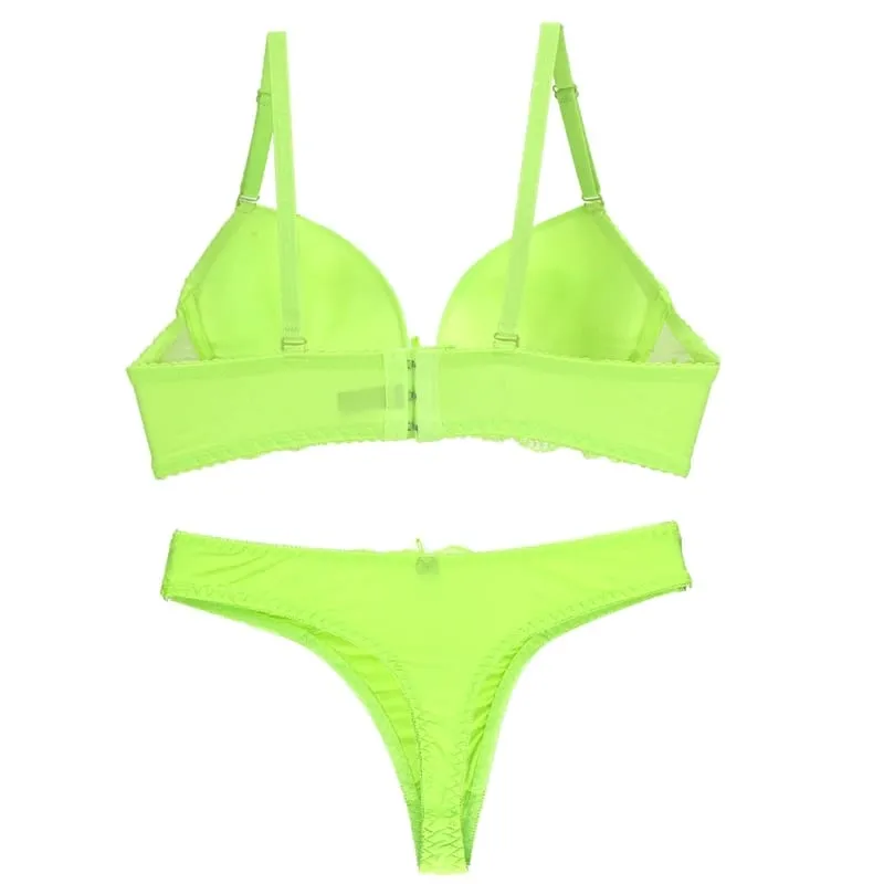 Nouvelle Seamless BCDE Cup Women Underwear Intimates Lace Thongs Lingerie Set Sexy Blue Pink Purple White Bra Panty — image 2