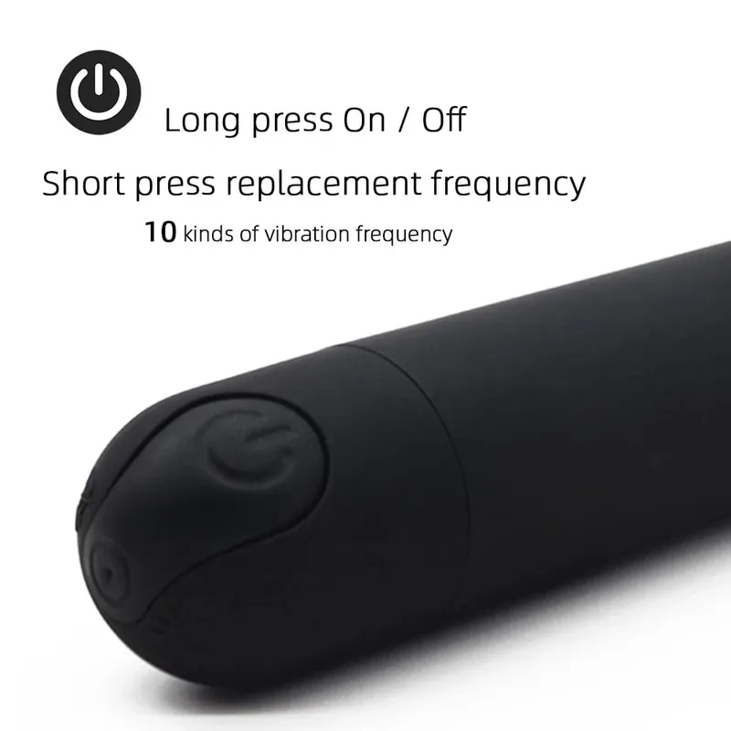 Powerful USB Charge Bullet Vibrator Clitoris Stimulator G-Spot Vagina Massage Adult Erotic Sex Toys For Woman Female Masturbator — image 6