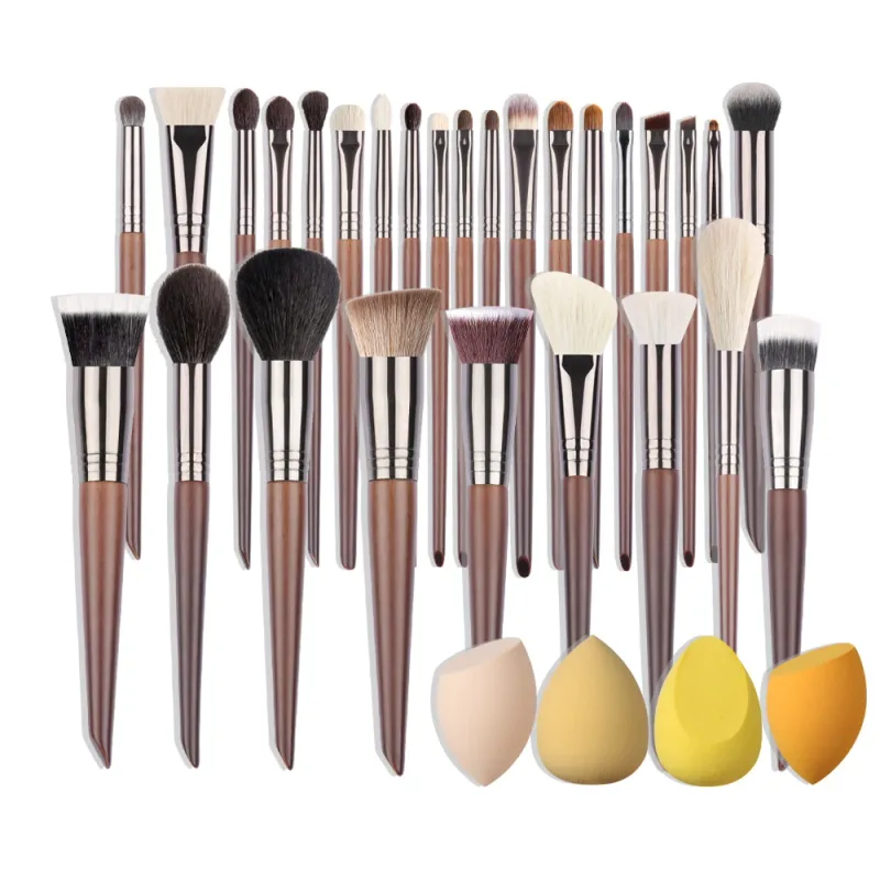 OVW Makeup Brushes Set Beauty Puff Sponge Egg Powder Kabuki Blush Concealer Eye Shadow Makeup Brush Kit — image 10