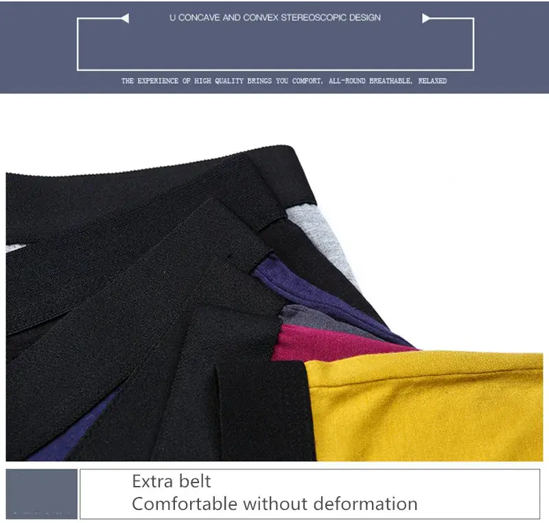 6pcs/Set Black Boxer Men Underwear Bamboo Men's Panties Shorts Breathable Underpants Man Comfortable Sexy Boxers & Briefs Men 3256805629748070 — image 6