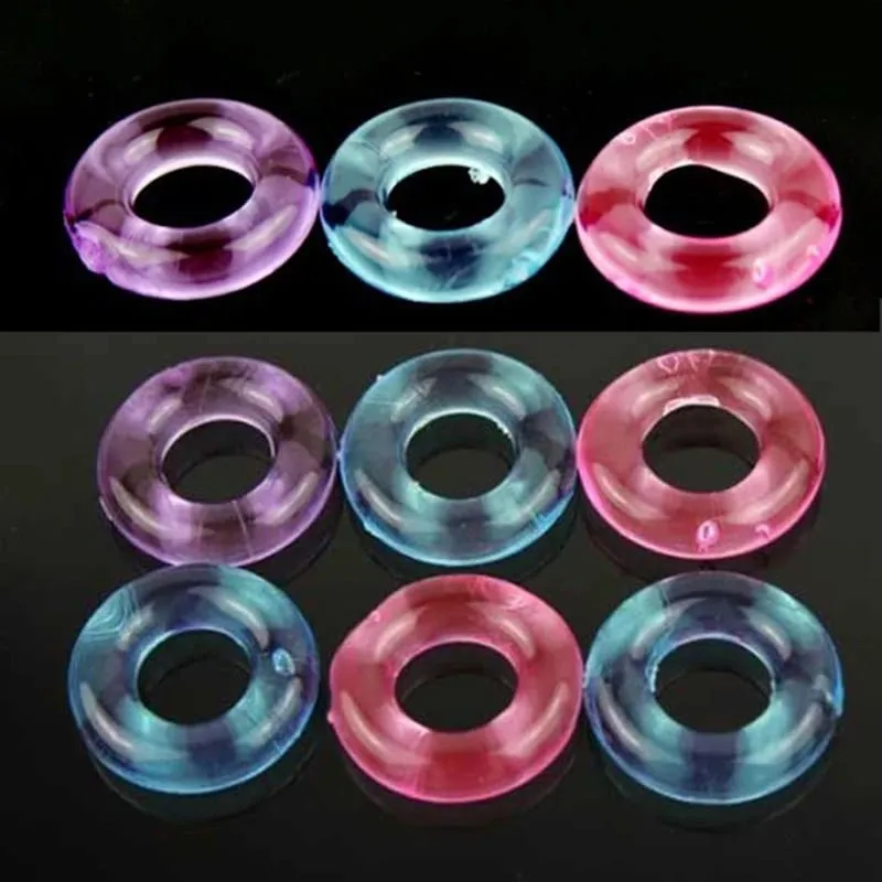 6pcs Cock Rings Sex toys for man Delaying Ejaculation Penis Ring extender Cage Impotence Erection aid Erectile Dysfunct product — image 5