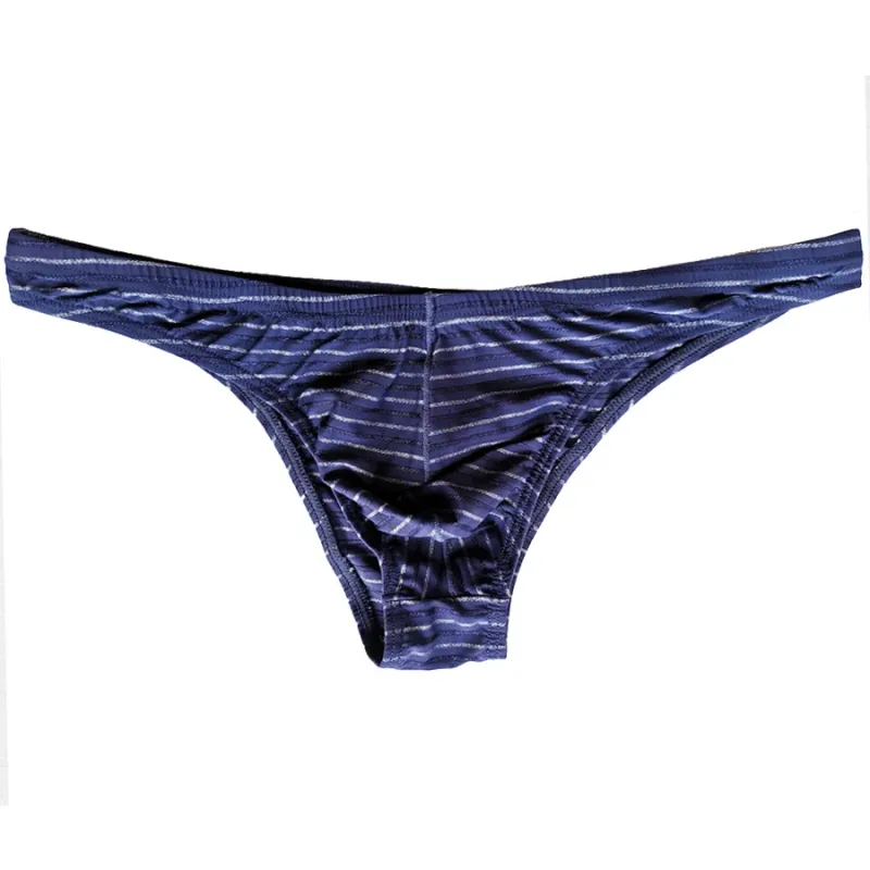 5 Men Sexy Briefs Stripe Bikini Breathable Soft Underwear Cucea Underpants Man Comfortable Gay Pants Cueca Male Panties C903-1 — image 21
