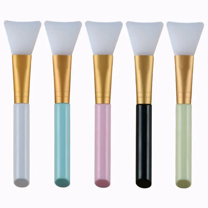 1db Professzionális sminkecsetek Arcmaszk Ecset Szilikon Gél DIY Cosmetic Beauty Tools Alapozó ecset Arc iszap Keverő Smink — image 2