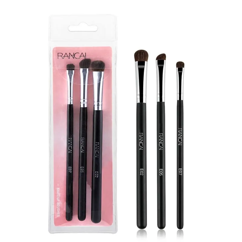 Eyeshadow Brush 3/5PCS Makeup Brushes Blending Eyebrow Brush Nature Bristles Horse Hair Eye Shadow Brush Set — image 10