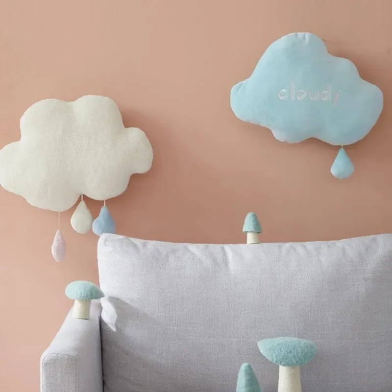 New Arrival Plush Rainbow Cloud Sun Toy Home Decoration Rainbow Cloud Pillow Cute Creative Weather Throw Pillow Kids Toys Gift