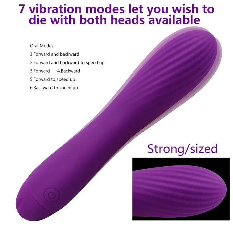 Vibrator Vibrating for Vagina Stimulation Silicone Rechargeable G Spot Dildo Vibrator Massage 7 Vibration Patterns Sex Toy Women — image 3