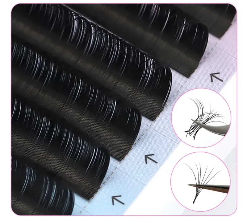Classic Individual Eyelash Lashes Faux Mink False Eyelash Extension All Size 6-20mm Soft Lashes Professional Makeup Lash