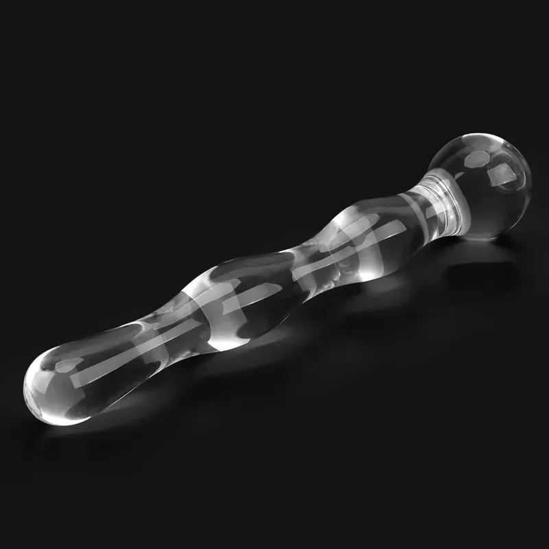 19cm Glass Butt Plug Anal Beads Dildos for Women Vaginal Men Prostate Massager Female Masturbator Sex Toys Adult Erotic Products — image 4