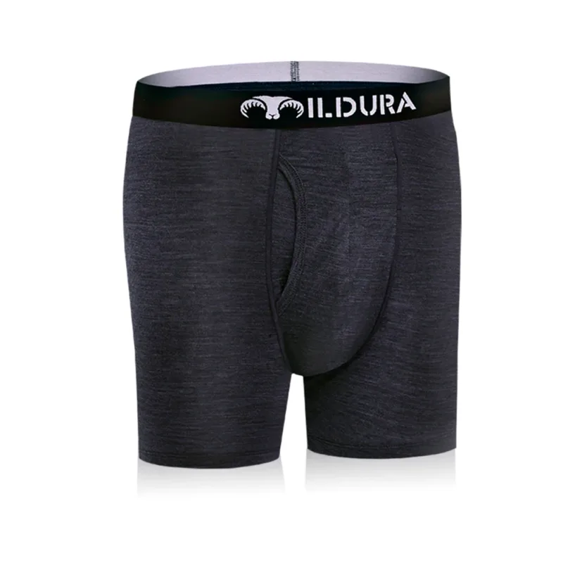 100% Merino Wool Boxer Briefs Men Underwear Merino Wool Boxer Underpants Men Boxer Brief Moisture Wicking Breathable Soft 180G — image 3
