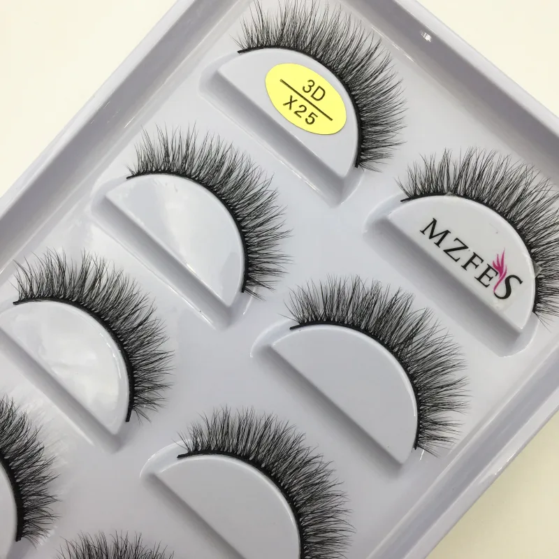 38 Style 5 Pairs Eyelash Natural 3D Mink False Eyelashes Makeup Fake Eye Lashes Faux Cils Make Up Beauty Tools Wholesale — image 26