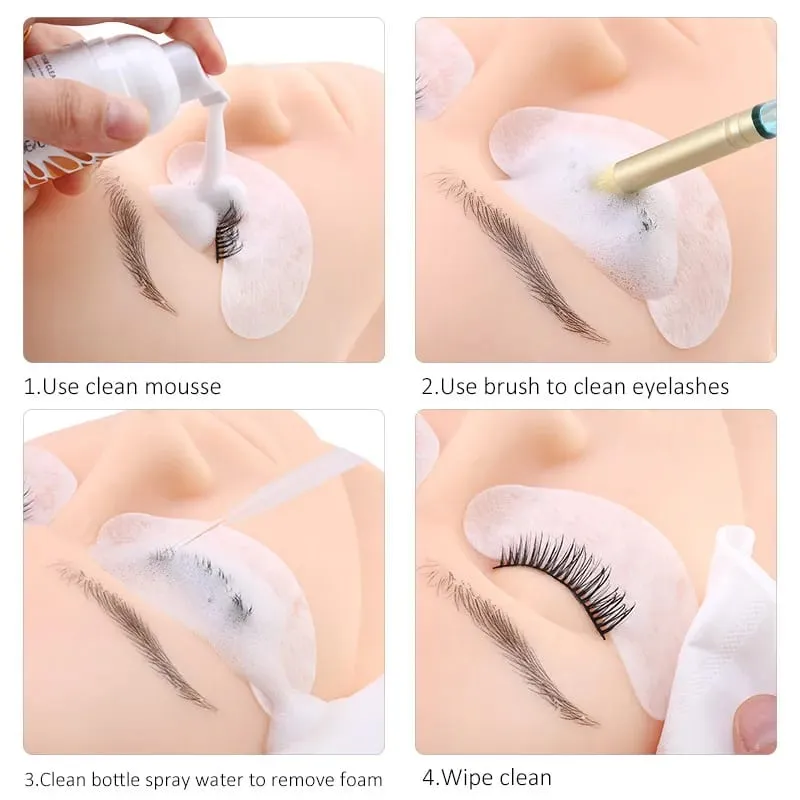 10/20pc Eyelash Cleaning Brush Lash Extension Applicators Shampoo Cleanser Eyebrow Nose Brushes Skin Care Cosmetics Makeup Tools — image 2