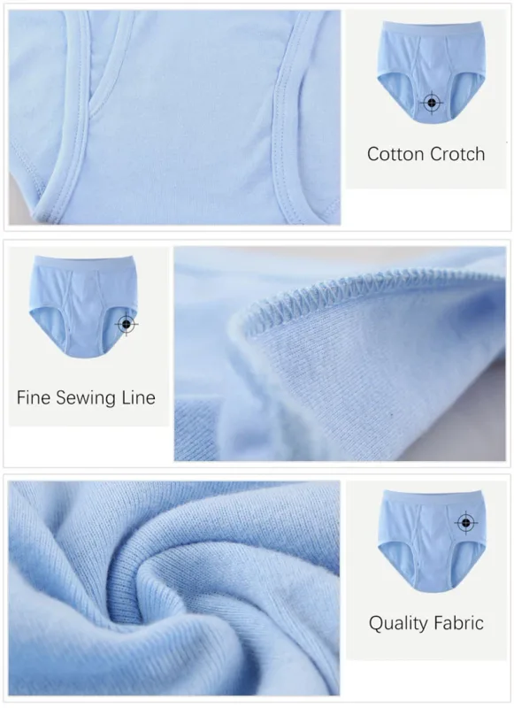 95KG Solid Fat Plus Size Men's Underwear Mens Underwear 100% Cotton Comfortable Breathable Loose Large Size Men Briefs Panties — image 17
