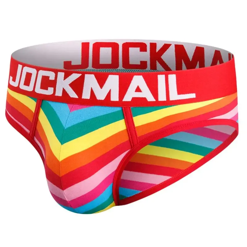 Jockmail กางเกงในชายเซ็กซี่ชุดชั้นในชายผ้าฝ้าย Low Rise Underpant เส้นด้ายสุทธิลูกไม้, Breathable ฤดูร้อนกางเกงขาสั้น calzoncillos hombre slip — image 31