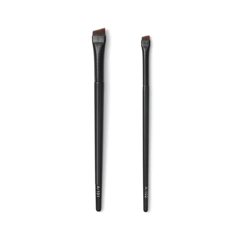 1pc Super Thin Angled liner Make up brush Eye brow Synthetic hair Makeup brushes Fine Eyebrow sharp cosmetic tools Professional