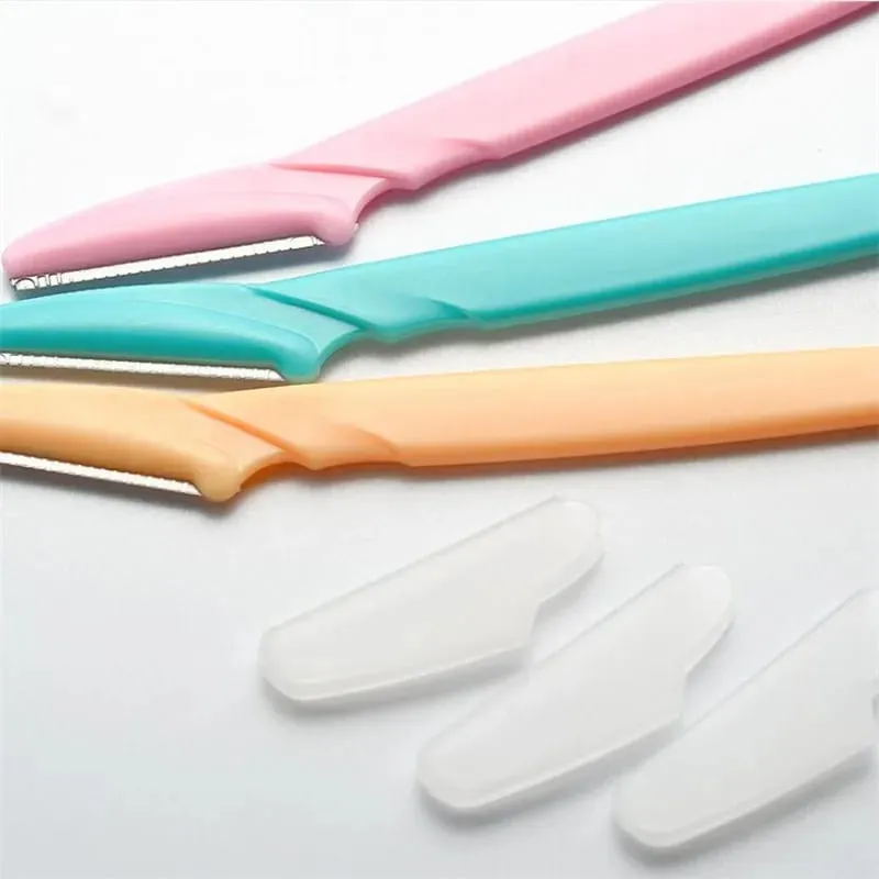 3 pcs/1PC Eyebrow Trimmer Face Eyebrow Hair Shaver Remover Blade Razor Epilator Eyebrow Shaping Makeup Beauty Tools For Women — image 4