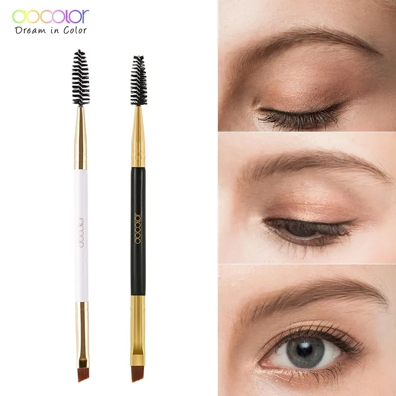 Docolor Eyebrow Brush+Eyebrow Comb Beauty Eyebrow Brush Professional Makeup Brushes For Eye Brow Brush Eye Blending Brush