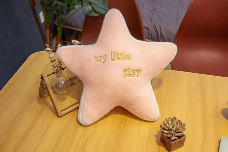 Washable Sky Cloud Star Sun Rainbow Pillow Stuffed pink Star Lollipop Heart Girly Sofa Back Cushion Sweet Gift gift for Her