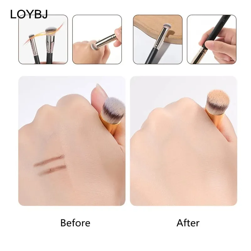 170 Foundation Makeup Brush 270 370 Concealer Brushes Cosmetic Powder Blush Contour Cream Women Face Beauty Make Up Tools — image 5